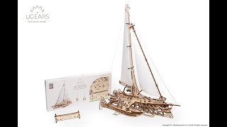 Ugears Trimaran Merihobus Mechanical model kit