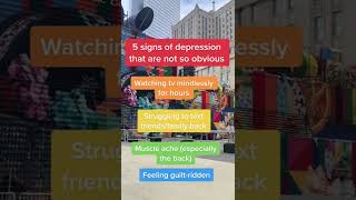 Uncommon Signs of Depression #shorts #depression #fyp