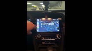 Biorunn Android 13 Car Stereo for Honda Civic 2016-2021 9 Inch Car Radio Octa Core Wireless Carplay