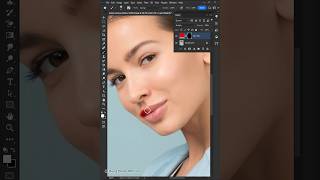 How to create realistic lipstick color in Photoshop #photoshop