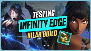 Testing Infinity Edge Vs Ashe Lulu! (Rank 1 Nilah EUW) | UrNilah