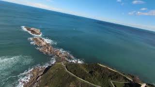 LA CALA MAS ESPECTACULAR Y DESCONOCIDA DE GUIPUZKOA Zarautz  Basque Country  DJI FPV  #dji #fpv드론