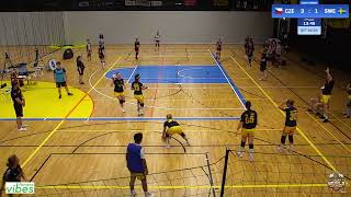 Czechia vs Sweden / Cloth Women / Dodgeball World Championships 2024