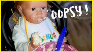 My Reborns!!Reborn todler's night time routine 🍼| Reborn Olivia tasting solid food for a first time.