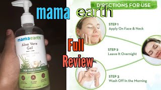 Mamaearth Aloe Vera Gel For Face, with Pure Aloe Vera & Vitamin E for Skin and Hair