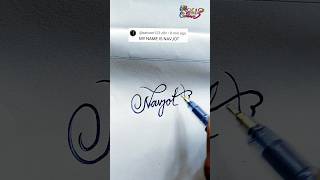 stylish name | Navjot | sk cursive art | how to make a stylish name | stylish signature