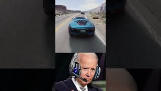 Donald questions joes driving ability #shorts  #pcgaming #president#gaming #beamngdrive