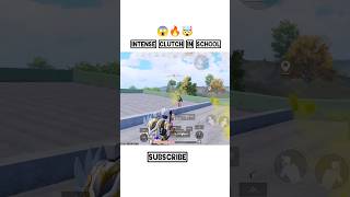 intense clutch in school #shorts #bgmi #clutch #pubgmobile #ytshorts #shortvideo