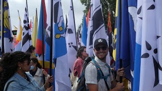 100 Ans du drapeau breton du Gwenn ha du!  a Nantes Naoned Bretagne Breizh ⚫️ ⚪️ 🎂 jeux de Bretagne!