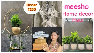 Meesho home decor haul 😍 under ₹200 #meeshohaul #meeshohomedecor #shoppingvlog