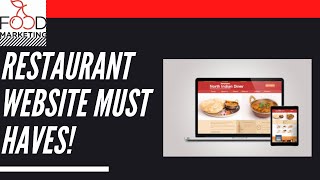 Restaurant website must haves!