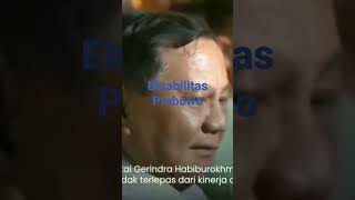 Ektabilitas Prabowo naik melebihi ganjar.