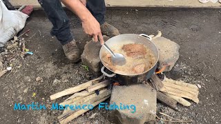 Friendo unos pargos y jurel y una rica sopa de pescado y cangrejo 🦀 👌🤤 ✅💯taller marenco