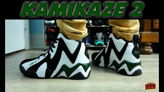 REEBOK KAMIKAZE 2 SEATTLE SUPERSONICS ON FOOT ONLY 4K!