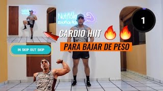 RUTINA DE ENTRENAMIENTO PARA PERDIDA DE PESO DESDE CASA (CARDIO HIIT 🔥🔥👨🏻‍⚕️)