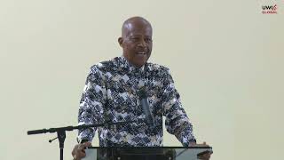 Professor Sir Hilary Beckles at the Feb 27, 2023 Reparations Forum in Grenada