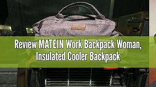 Review MATEIN Work Backpack Woman, Insulated Cooler Backpacks with Lunch Box, 15.6 Inch Laptop Backp