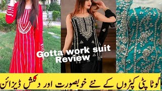 New 2024 Gota Patti Dress Designs For Girls / Girls Gota Kinari Dresses  / Formal Gota Work Dresses