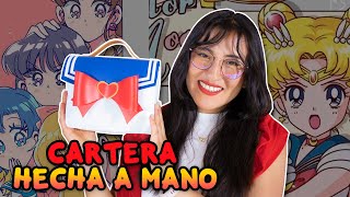 CARTERA DE SAILOR MOON FÁCIL HECHO A MANO CON MATERIALES DE MANUALIDADES, NO CREERAS EL RESULTADO!