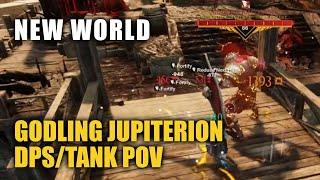 Godling Jupiterion - DPS / Tank POV - Castrum Principium - New World PVE