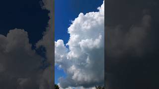 Beautiful CLOUD before transform in STORM #shorts #skytimelapse