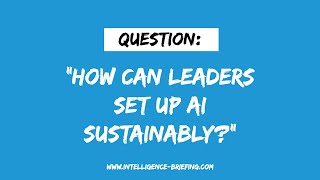 How Can Leaders Set Up AI Sustainably? (Guest: Mark Minevich)