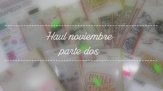 Compras noviembre 2016 parte 2.