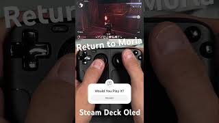 Would You Play It? #thelordoftheringsreturntomoria running on #steamdeck #gaming