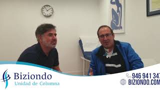 Testimonio paciente de columna: Biziondo