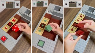 Cutting Minecraft Blocks Using Stonecutter BUT Lego!