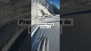 Chute de 4 mètre au ski (ça fait mal 🤨)