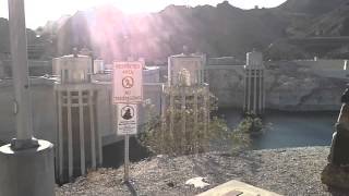 Looking Down at The Hoover Dam (June 2014)