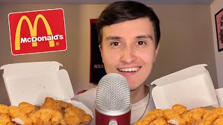 ASMR McDonald’s Chicken Nuggets Mukbang CHALLENGE 🍗💤