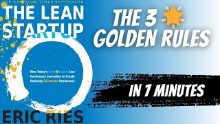 The 3 Golden Rules🌟For Lean Startup Entrepreneurs 💼