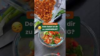 Gesundes Salat-Rezept 🍝 mit Feta und Zucchini🌱 Meal Prep Idee