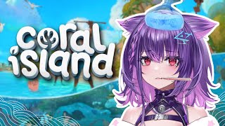 【CORAL ISLAND】Sick Cat healing up the island - ASMR | No Mic【 Angy Catto | VOLs 】