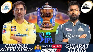 🔴LIVE : TATA IPL 2023 | CSK vs GT | FINAL SHOWDOWN | Cricket 22 | blackops rebornyt