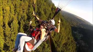 Christine Beasley's Tandem Paragliding Flight