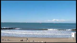 Buques aguardan en la costa para volver a pescar calamar