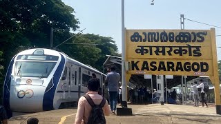 Trial Run Of 20633 Kasaragod Thiruvananthapuram Vande bharat express departing Kasaragod | Train 18