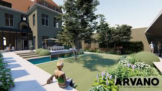 3D render visualtie tuinontwerp