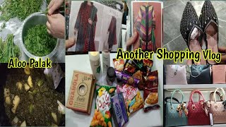 Winters Ki Shopping Ki | Aloo Palak Ka Salan Banaya | Cooking and routine with Nabeela