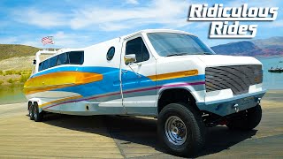 I Turned My Van Into A Boat | RIDICULOUS RIDES