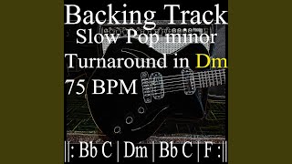 Backing Track Slow Pop minor Turnaround in Dm