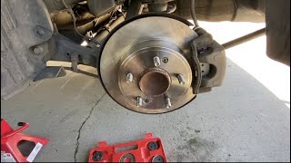 Kia Forte Brake replacement! Special tip to make it easier!!