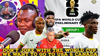 Black Stars, Don’t Joke With 2026 World Cup Qualification - Saddick Adams Warns 🇬🇭 Players