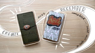 Finishing and Binding a Junk Journal | Flip Through | #createdec2023