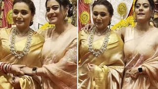 Rani Mukherjee & Kajol Devgn at Durga Puja