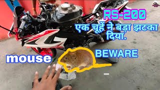 RS-200 got damage due to mouse😱😱😱Be careful!🙄🙄