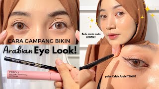 ARABIAN EYE LOOK + REVIEW ERTO’S CELAK ARAB ITSMID & DOLLS LOOKS CURL VOLUMIZING WATERPROOF MASCARA